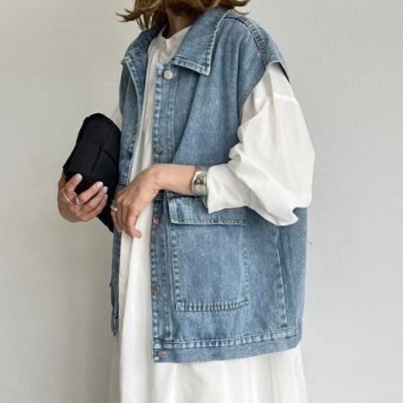 Jean Jacket Vest - Picture 5 of 7